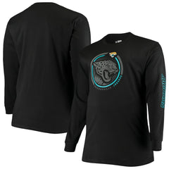 NFL Jacksonville Jaguars Big & Tall Color Pop Long Sleeve T-Shirt