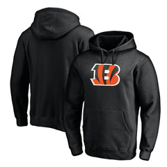 NFL Cincinnati Bengals Primary Logo Fitted Pullover Hoodie