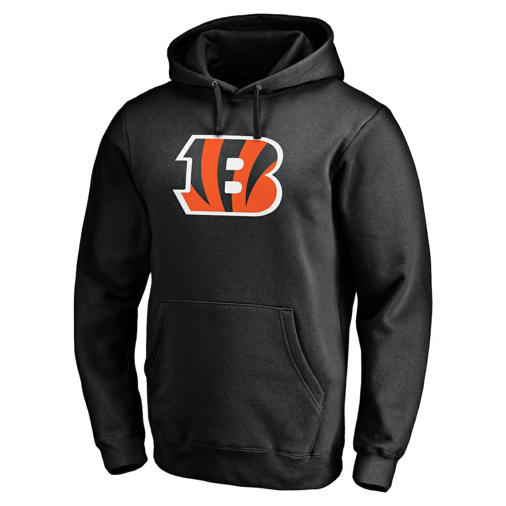 NFL Cincinnati Bengals Primary Logo Fitted Pullover Hoodie