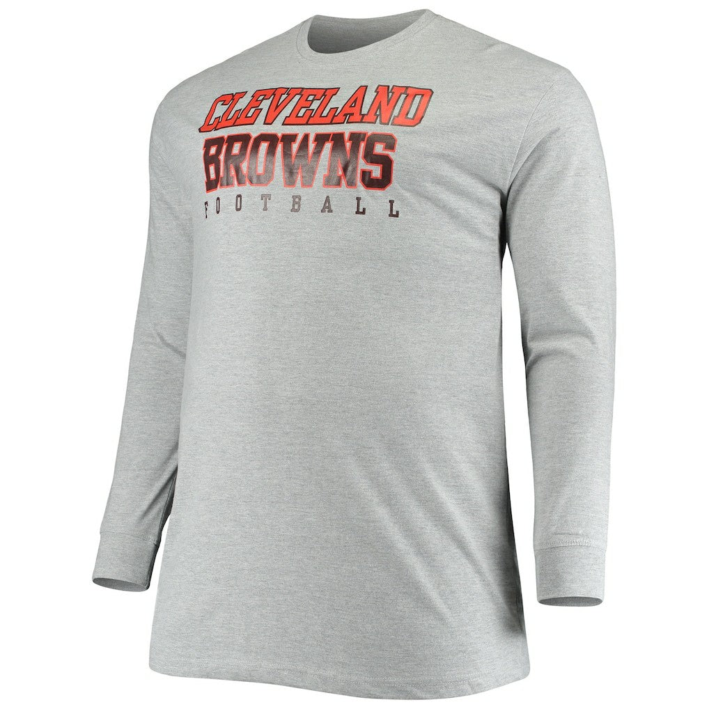 NFL Cleveland Browns Big & Tall Practice Long Sleeve T-Shirt