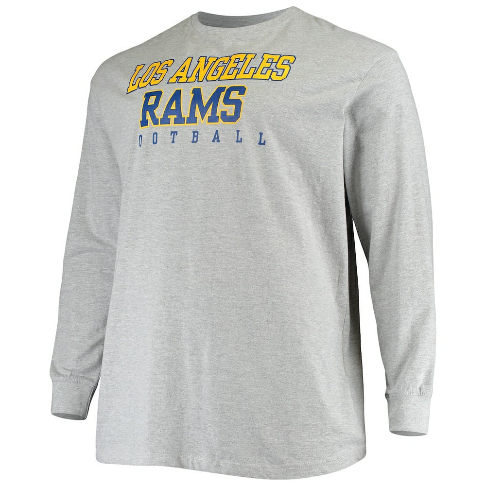 NFL Los Angeles Rams Big & Tall Practice Long Sleeve T-Shirt