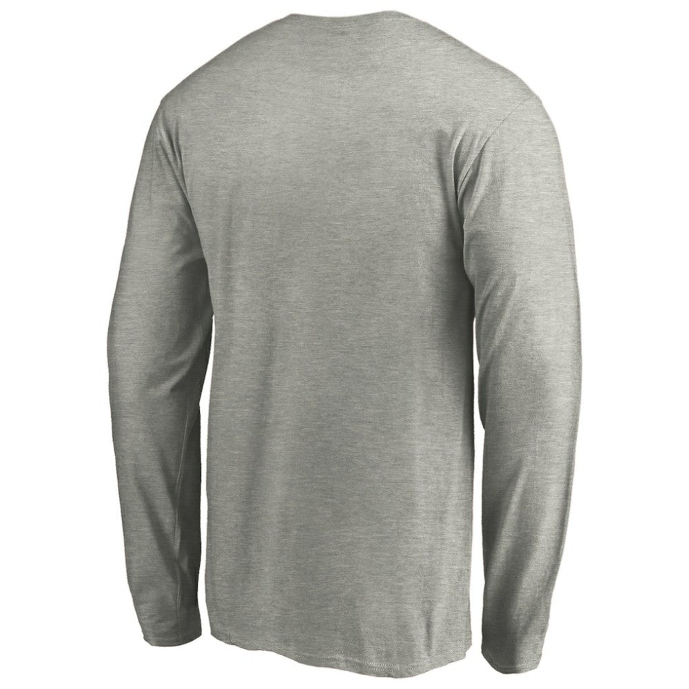 San Diego Padres Official Team Logo Long Sleeve T-Shirt - Heather Gray