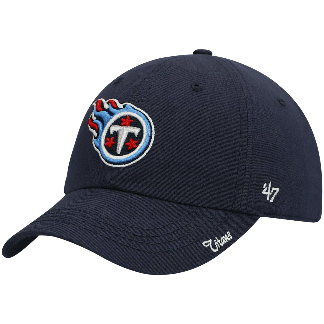 NFL Tennessee Titans '47 Women's Miata Clean Up Primary Adjustable Hat