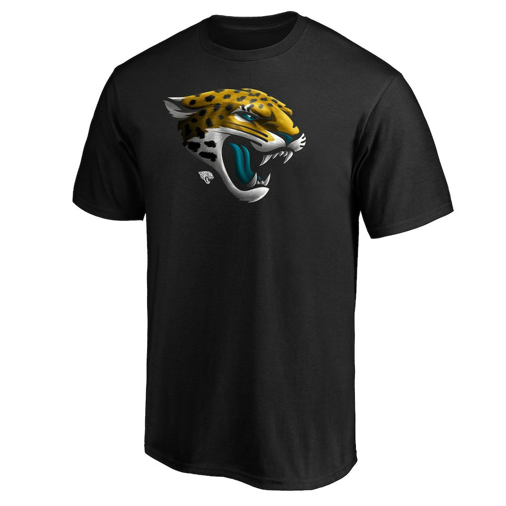 NFL Jacksonville Jaguars Midnight Mascot Team Logo T-Shirt