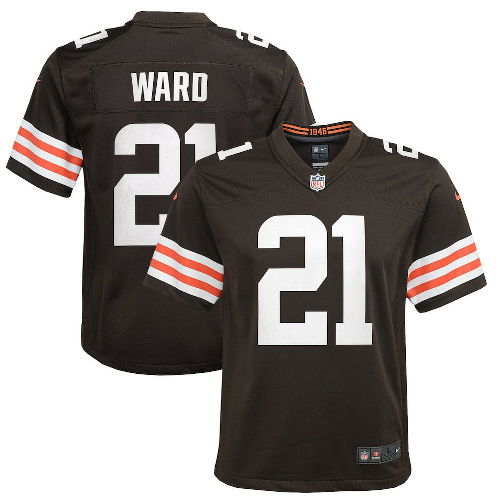 NFL Cleveland Browns Denzel Ward  Youth Game Jersey