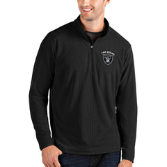NFL Las Vegas Raiders Antigua Glacier Quarter-Zip Pullover Jacket