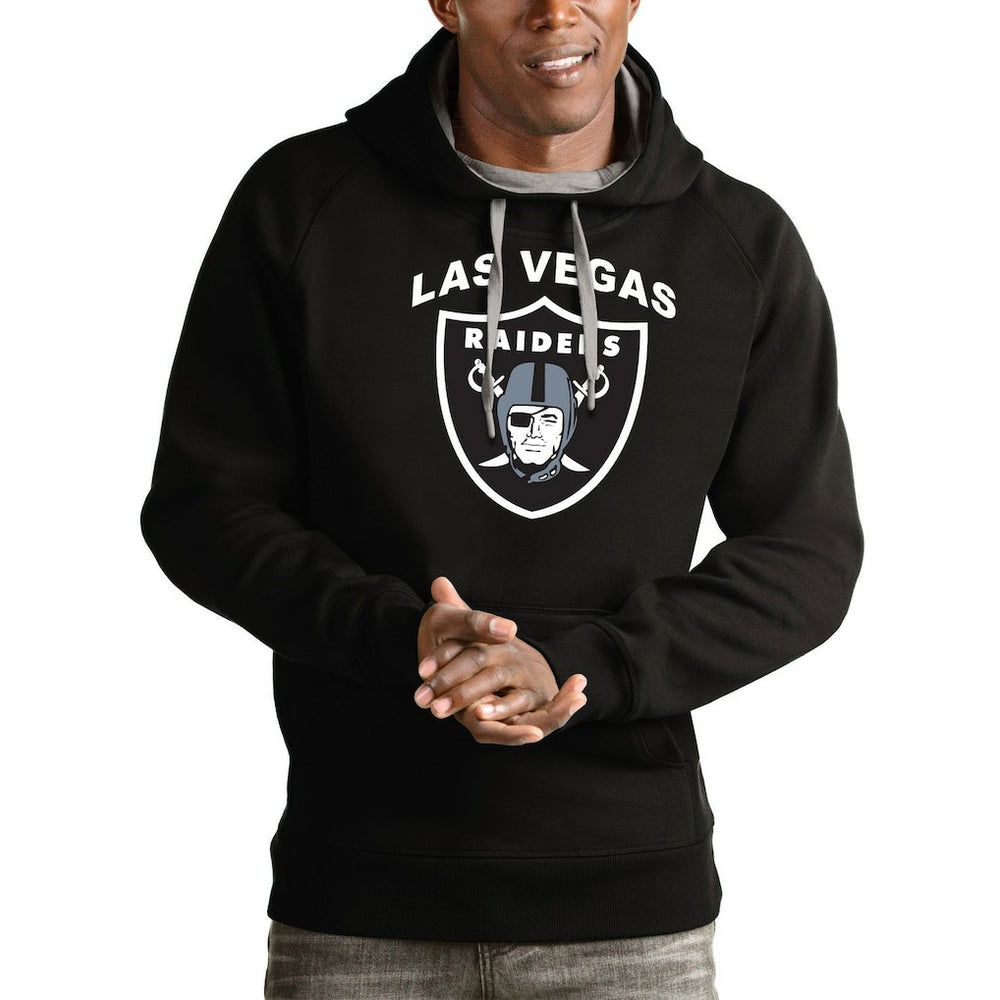 NFL Las Vegas Raiders Antigua Team Victory Pullover Hoodie
