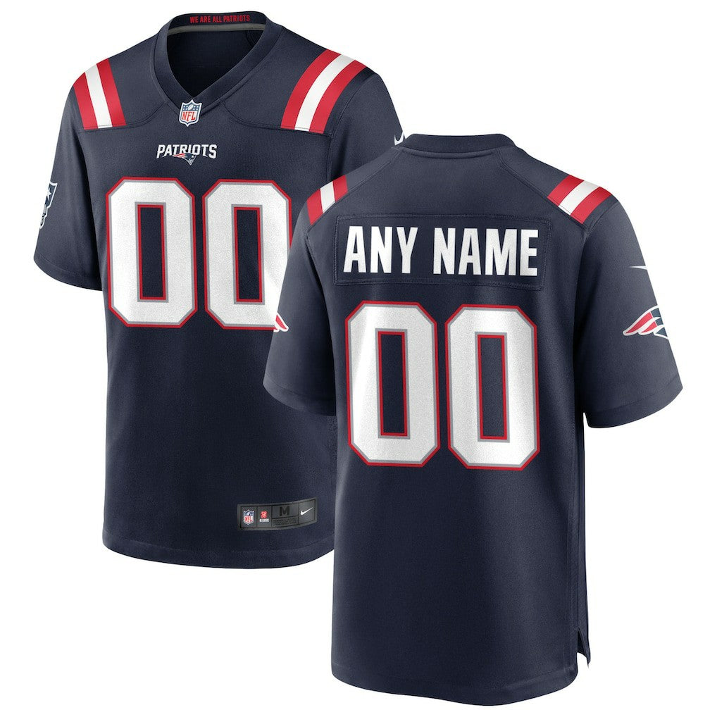 NFL New England Patriots Custom Game Jersey
