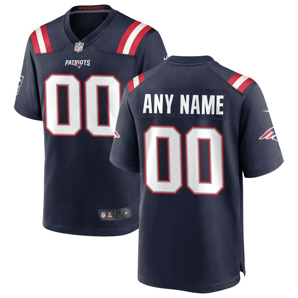 NFL New England Patriots Custom Game Jersey