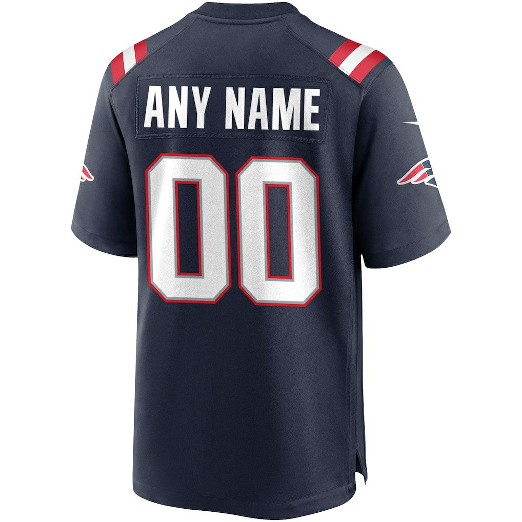 NFL New England Patriots Custom Game Jersey