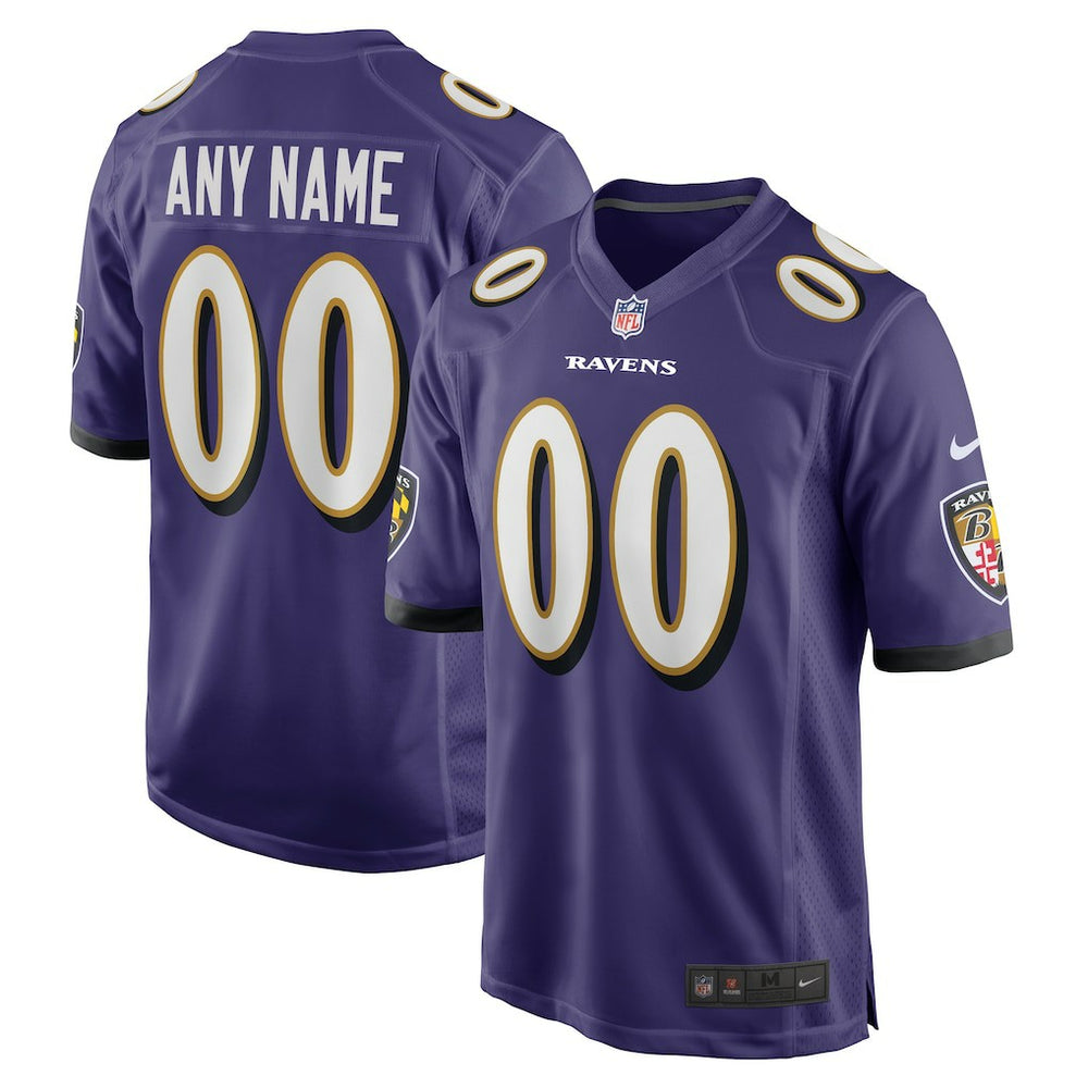 NFL Baltimore Ravens Custom Game Jersey