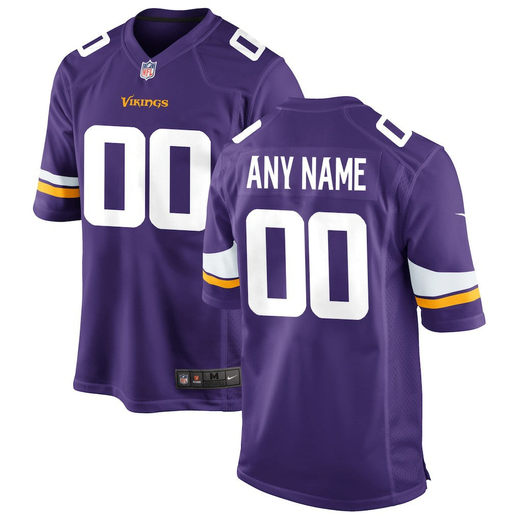 NFL Minnesota Vikings Custom Game Jersey