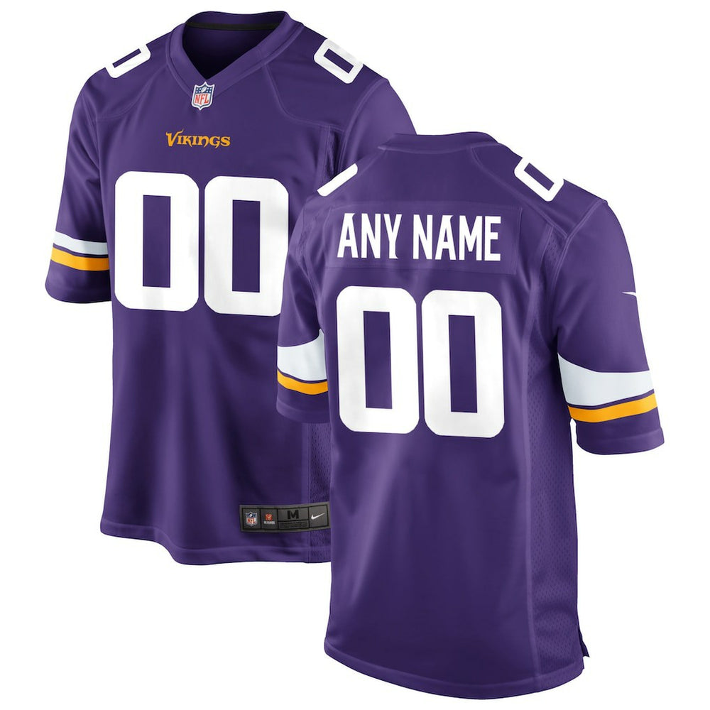 NFL Minnesota Vikings Custom Game Jersey