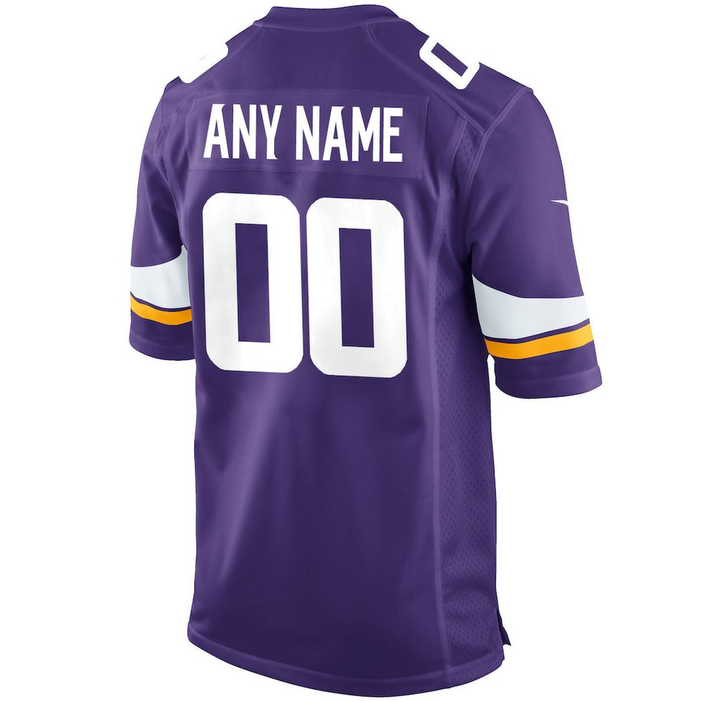 NFL Minnesota Vikings Custom Game Jersey