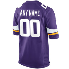 NFL Minnesota Vikings Custom Game Jersey