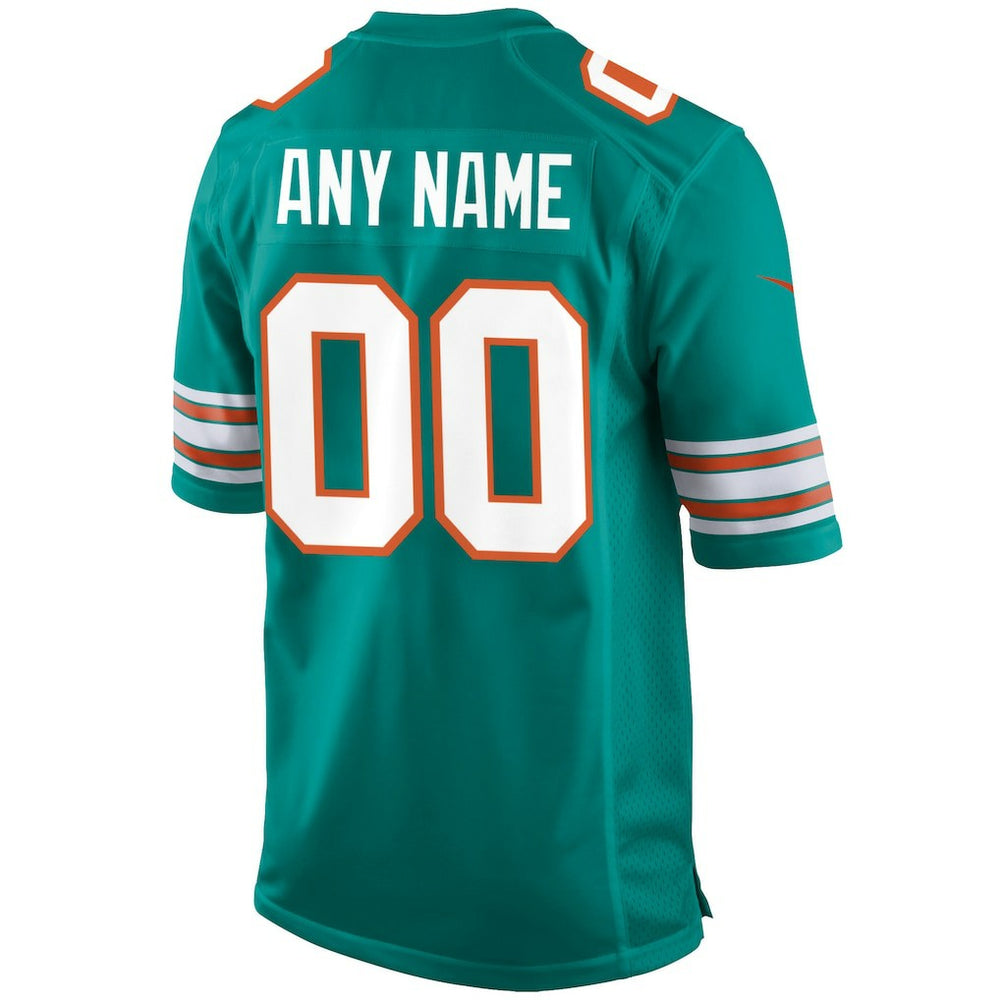 NFL Miami Dolphins Alternate Custom Game Jersey