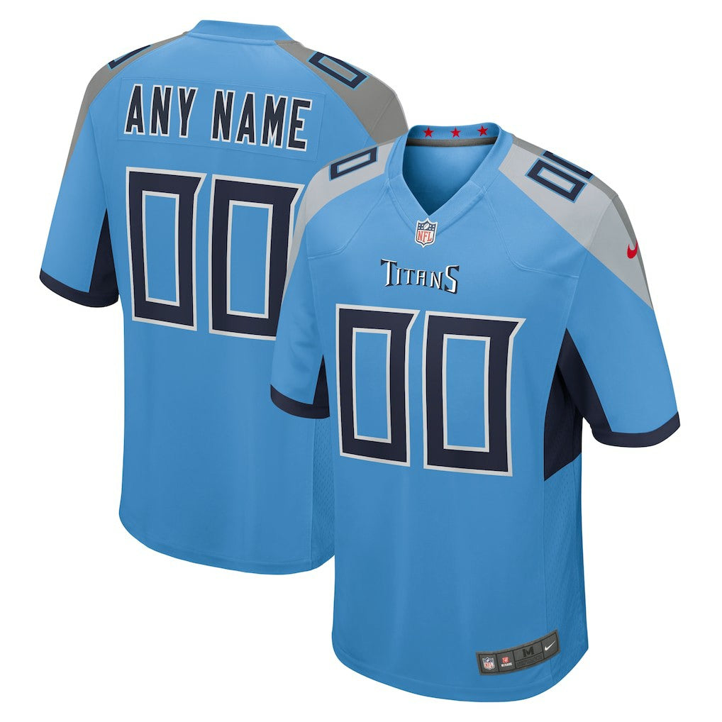 NFL Tennessee Titans Alternate Custom Game Jersey