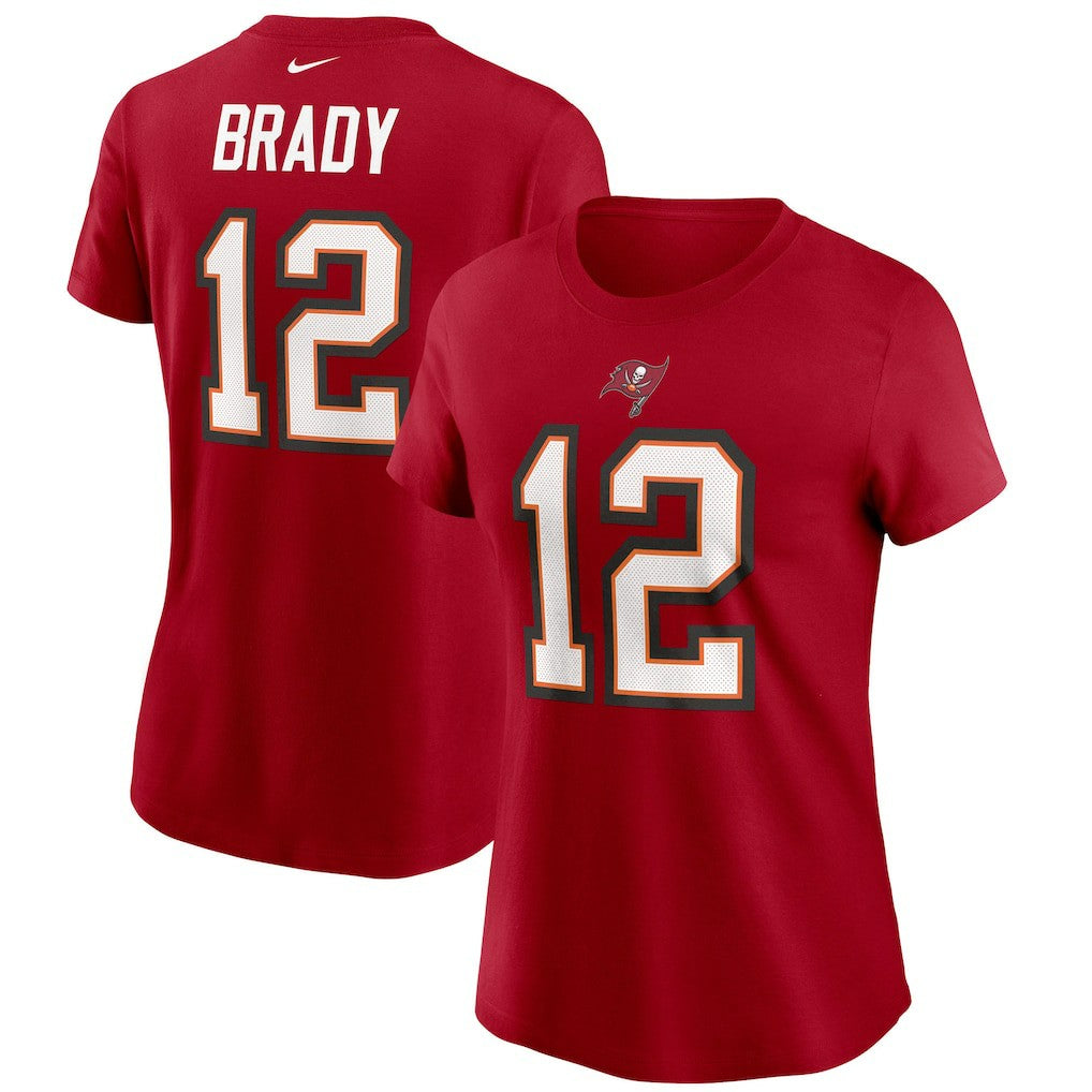 NFL Tampa Bay Buccaneers Tom Brady  Women's Name & Number T-Shirt