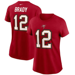 NFL Tampa Bay Buccaneers Tom Brady  Women's Name & Number T-Shirt