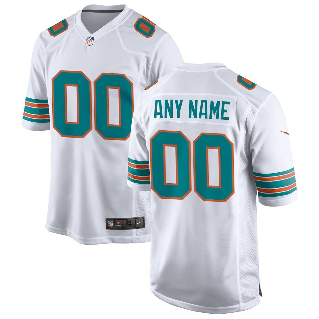 NFL Miami Dolphins Alternate Custom Game Jersey