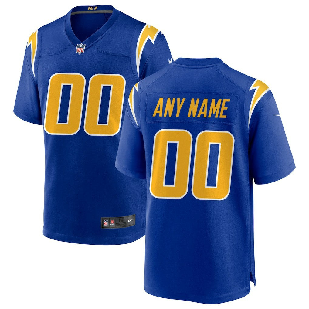 NFL Los Angeles Chargers Alternate Custom Game Jersey