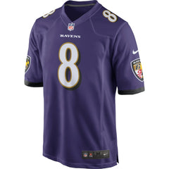 NFL Baltimore Ravens Lamar Jackson  Game Jersey