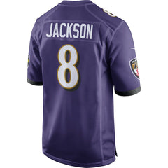 NFL Baltimore Ravens Lamar Jackson  Game Jersey