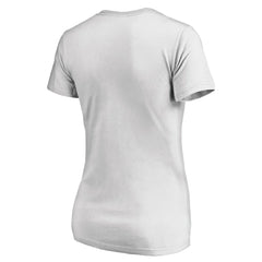 Washington Capitals Women's Floral Arched V-Neck T-Shirt