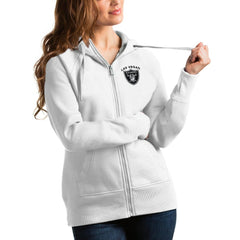 NFL Las Vegas Raiders Antigua Women's Victory Full-Zip Hoodie