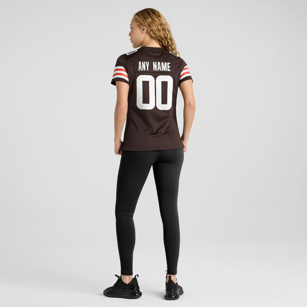 NFL Cleveland Browns Women's Custom Game Jersey