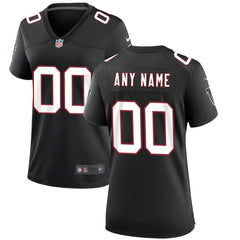NFL Atlanta Falcons Women's Throwback Custom Game Jersey