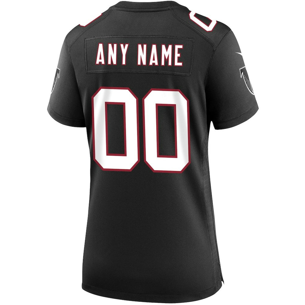 NFL Atlanta Falcons Women's Throwback Custom Game Jersey