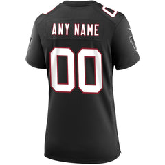 NFL Atlanta Falcons Women's Throwback Custom Game Jersey