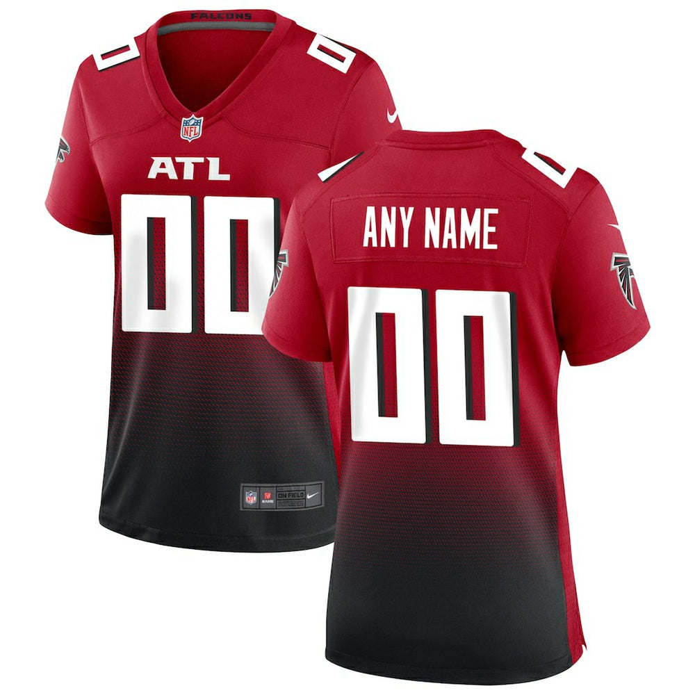 NFL Atlanta Falcons Women's Alternate Custom Game Jersey