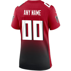 NFL Atlanta Falcons Women's Alternate Custom Game Jersey