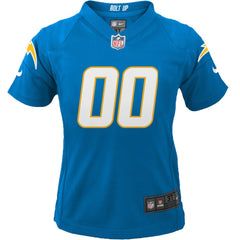 NFL Los Angeles Chargers Youth Custom Game Jersey