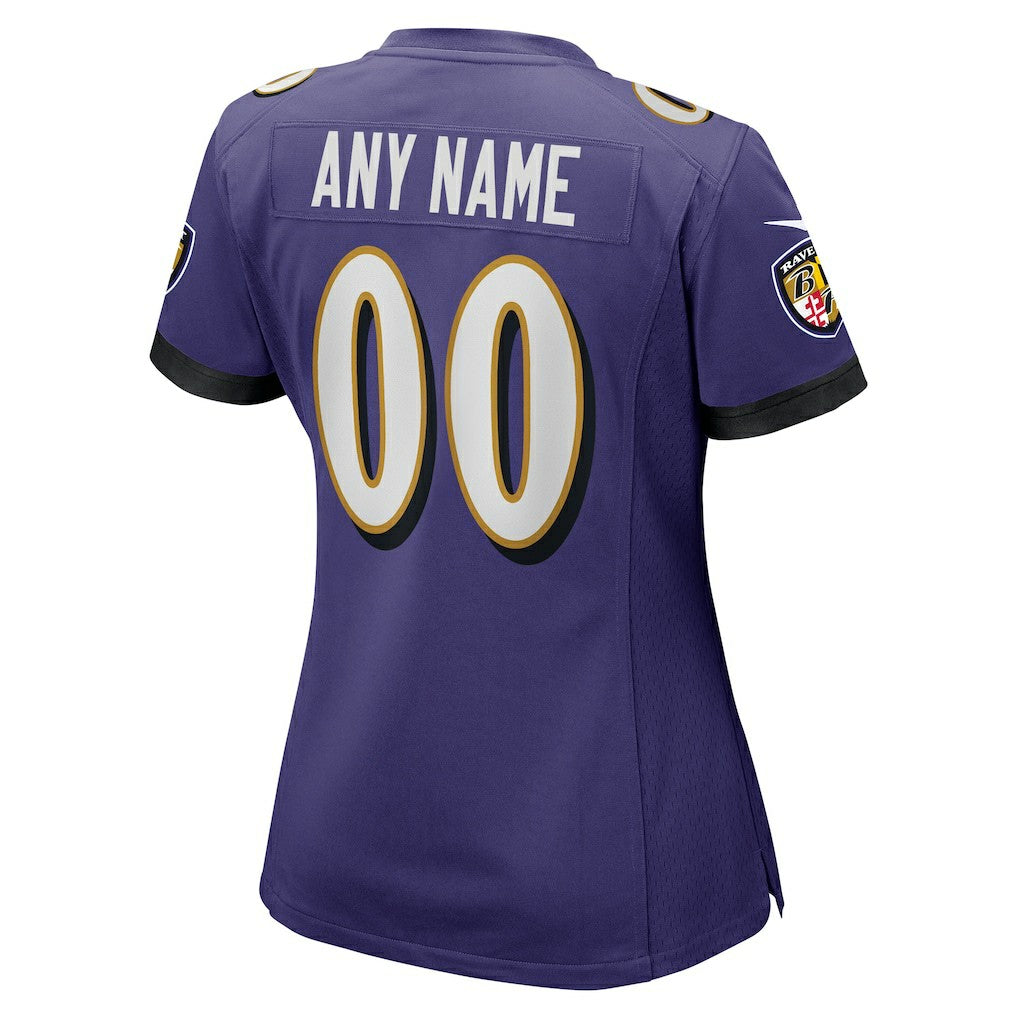 NFL Baltimore Ravens Women's Custom Game Jersey