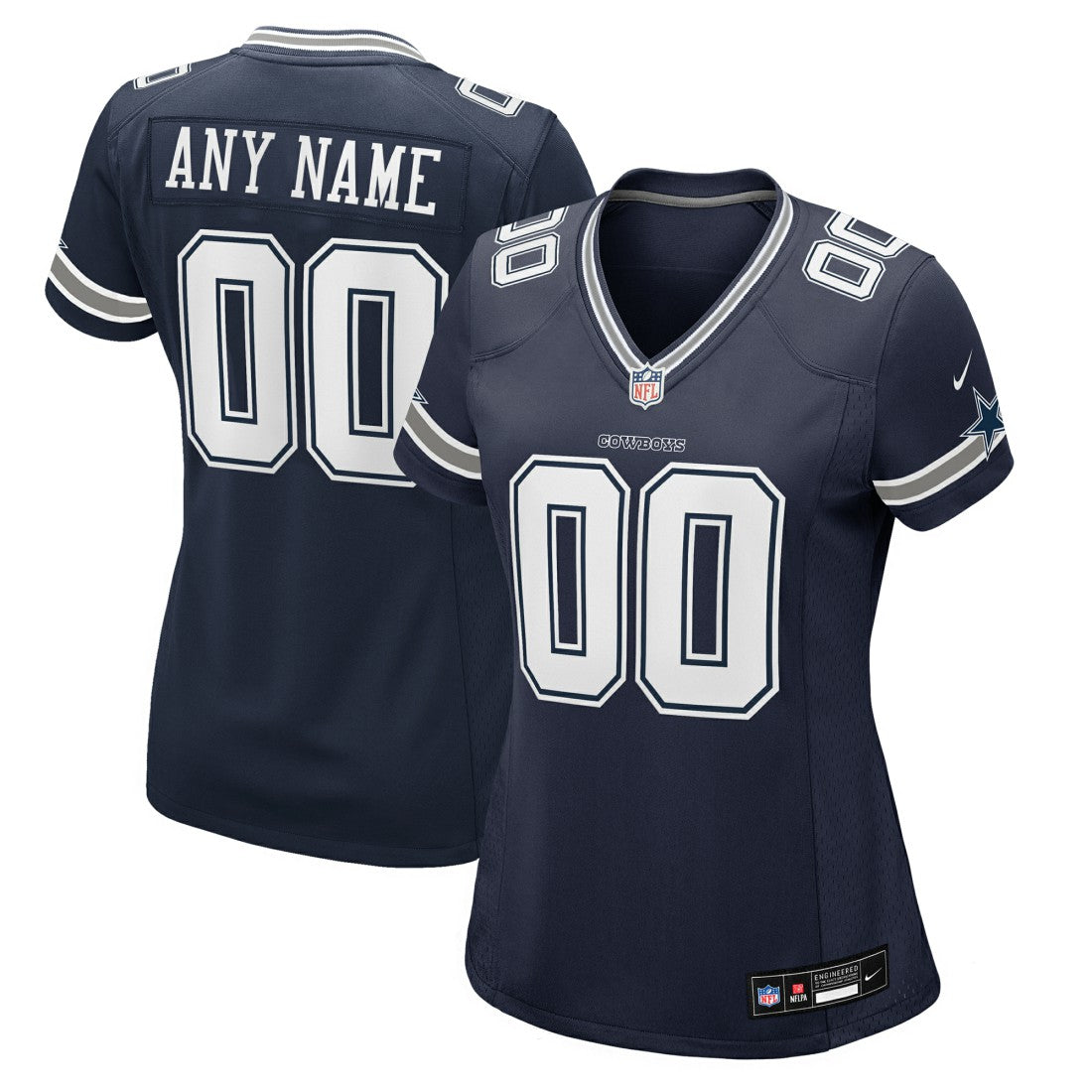 NFL Dallas Cowboys Women's Custom Game Jersey