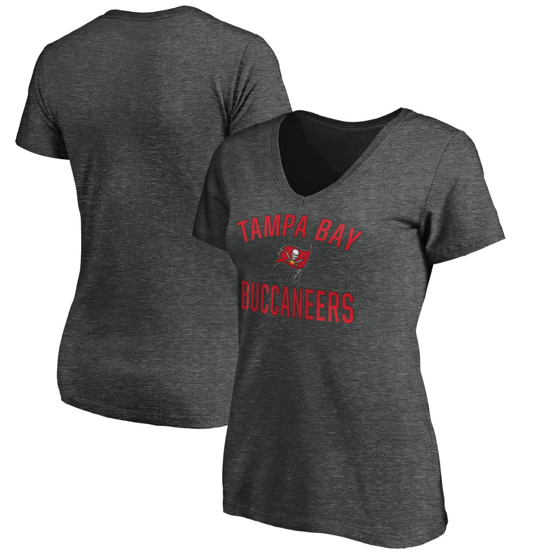 NFL Tampa Bay Buccaneers Women's Victory Arch V-Neck T-Shirt