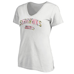 NFL Seattle Seahawks Women's Floral Arch T-Shirt