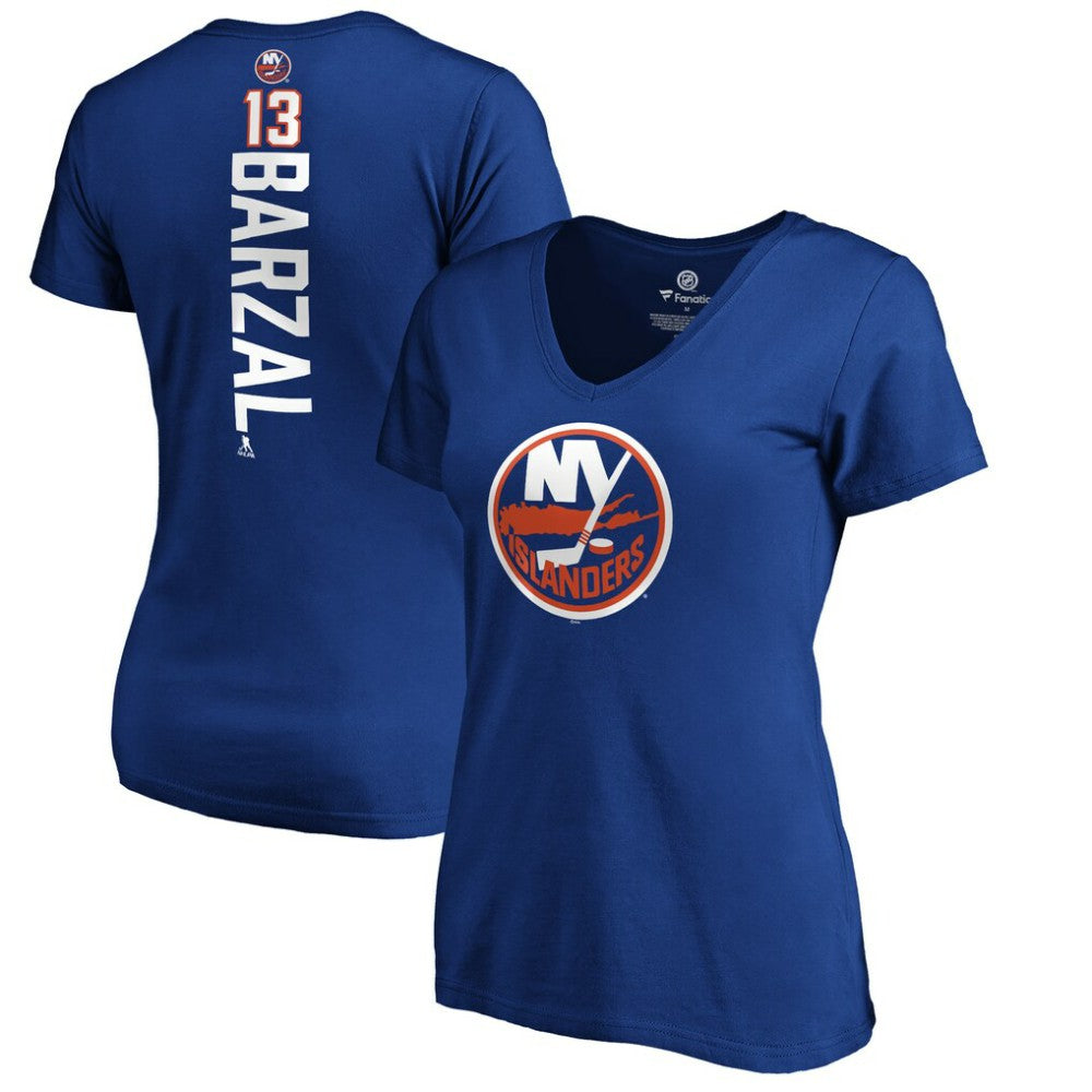 Mathew Barzal New York Islanders Women's Playmaker V-Neck T-Shirt