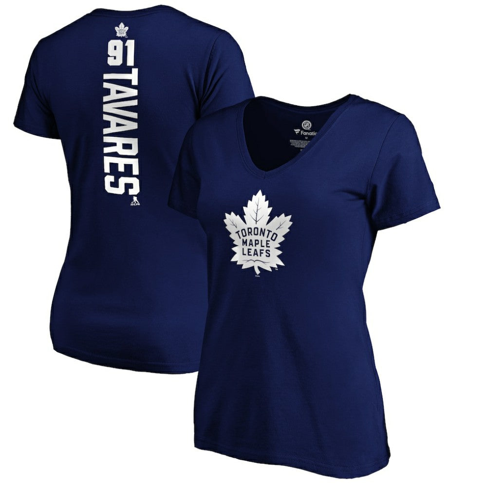 John Tavares Toronto Maple Leafs Women's Playmaker V-Neck T-Shirt