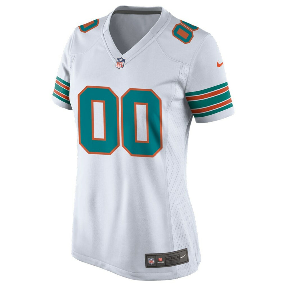 NFL Miami Dolphins Women's Alternate Custom Game Jersey