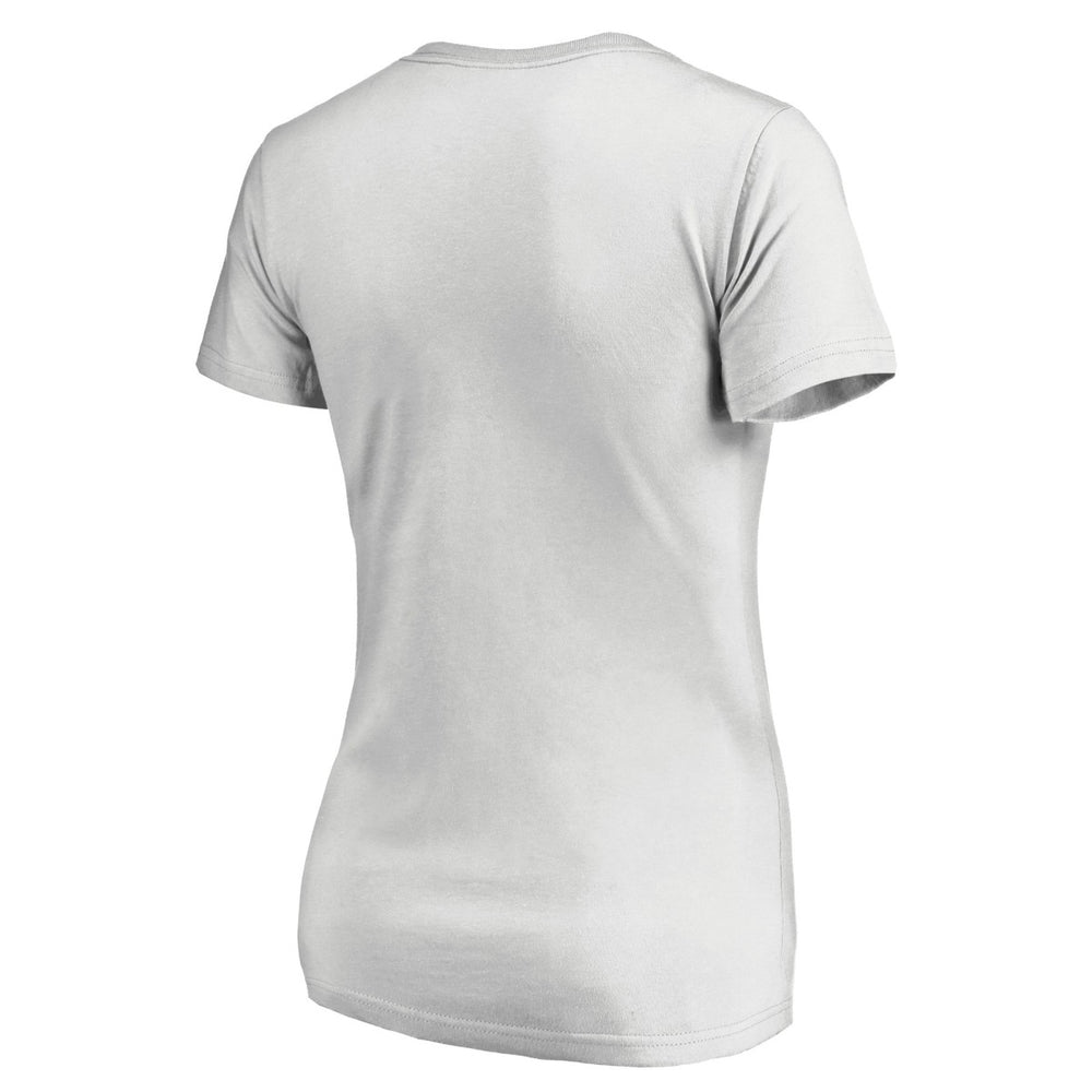 Miami Heat Women's Floral Arch V-Neck T-Shirt - White discount