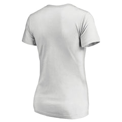 Miami Heat Women's Floral Arch V-Neck T-Shirt - White discount