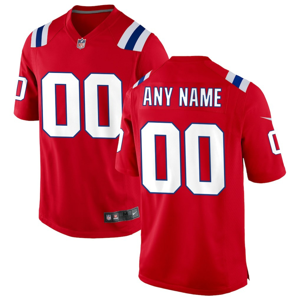 NFL New England Patriots Alternate Custom Jersey