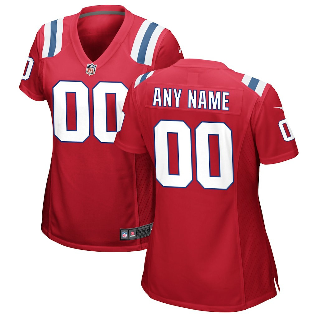 NFL New England Patriots Women's Alternate Custom Jersey