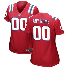 NFL New England Patriots Women's Alternate Custom Jersey