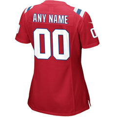 NFL New England Patriots Women's Alternate Custom Jersey