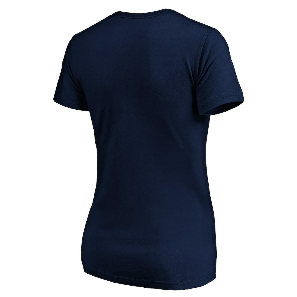 NFL San Francisco 49ers Logo Women's Banner Wave V-Neck T-Shirt